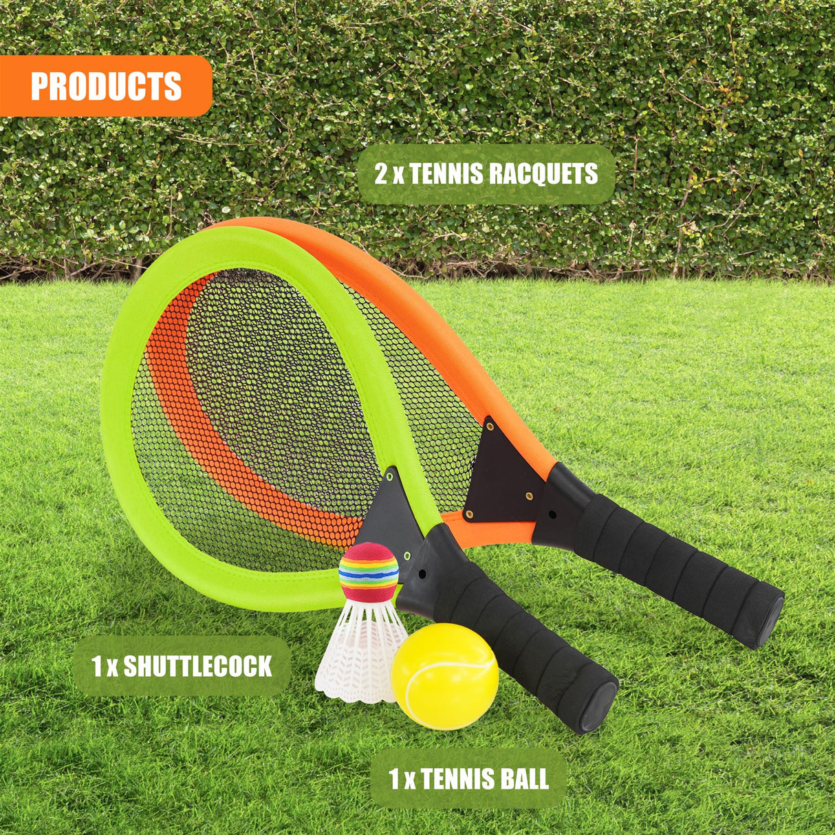 Soft Tennis Set by The Magic Toy Shop - UKBuyZone