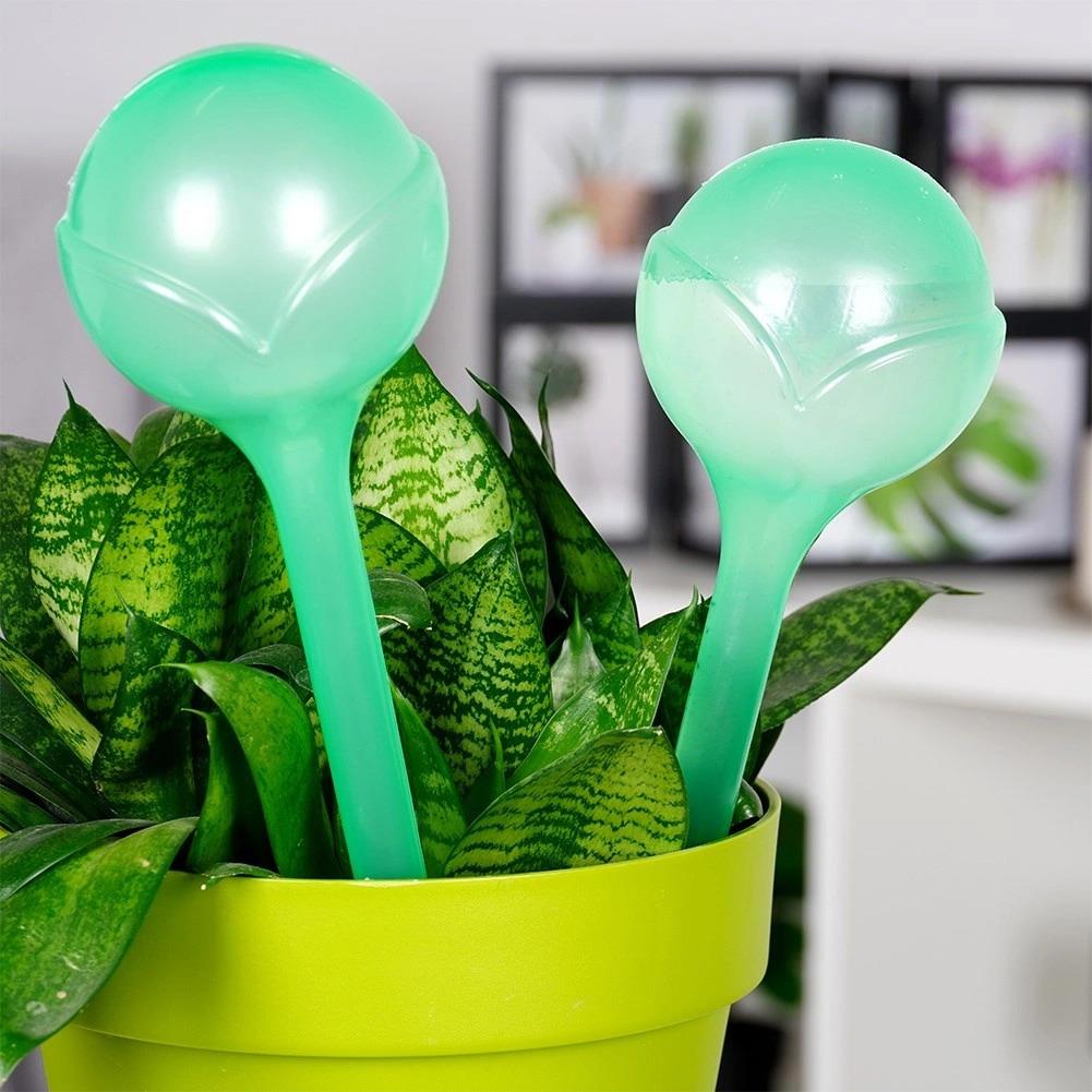Automatic Plant Watering Green Globes Pack of 2 by GEEZY - UKBuyZone