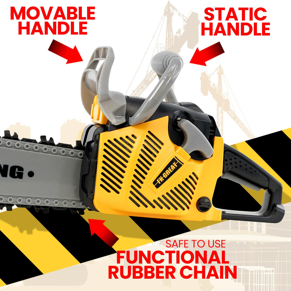 Kids Pretend Chainsaw Toy by The Magic Toy Shop - UKBuyZone