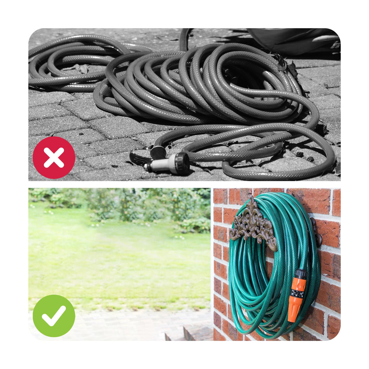 Cast Iron Garden Hose Holder by GEEZY - UKBuyZone