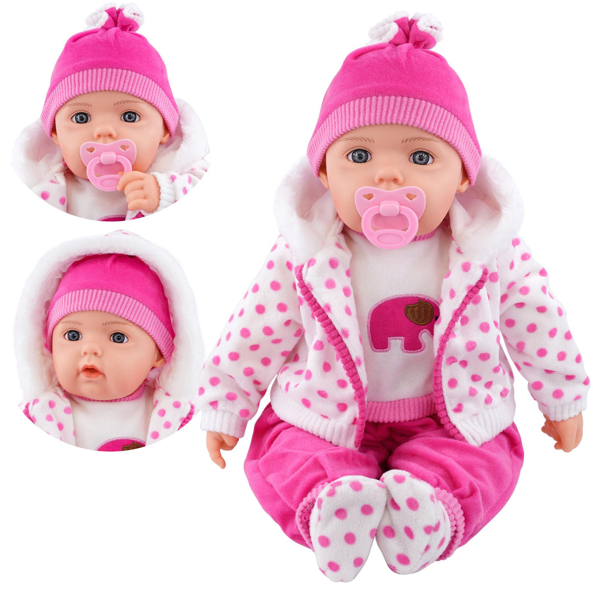 BiBi Baby Doll "Dots" (50 cm / 20") by BiBi Doll - UKBuyZone