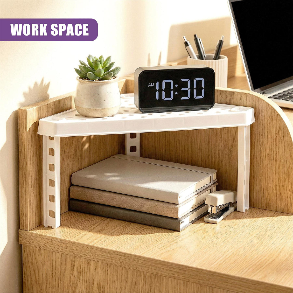 Stackable Corner Shelf Insert