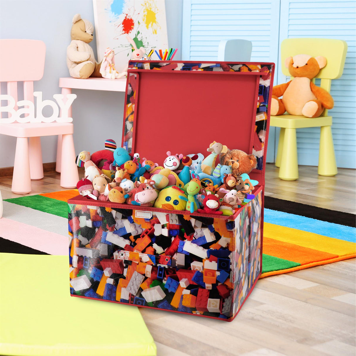 Bricks Large Storage Box by The Magic Toy Shop - UKBuyZone
