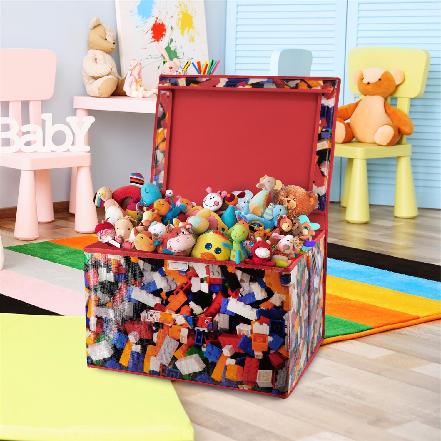 Bricks Large Storage Box by The Magic Toy Shop - UKBuyZone