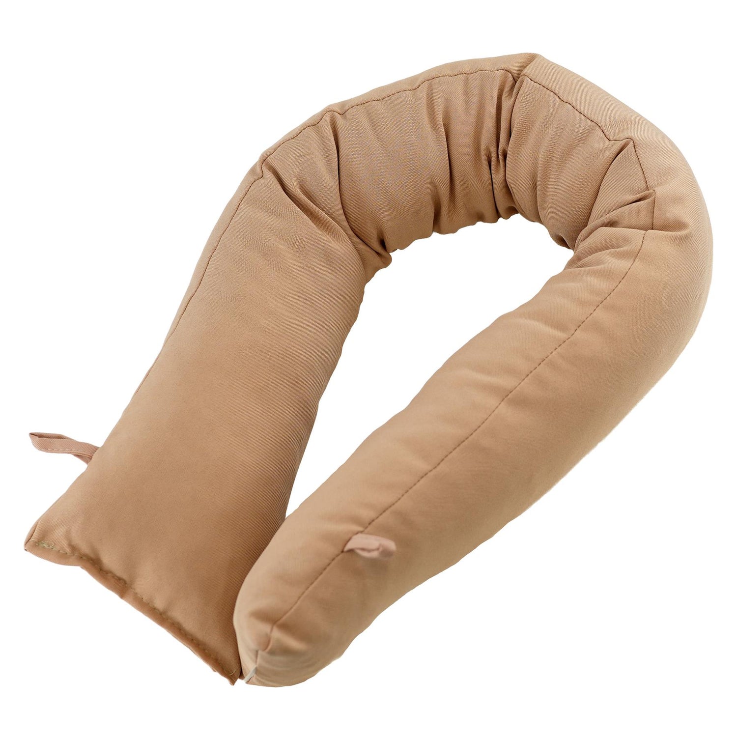 Plain Fabric Beige Draught Excluder by GEEZY - UKBuyZone