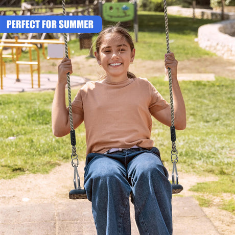 Swing Seat with Polyhemp Ropes by GEEZY - UKBuyZone