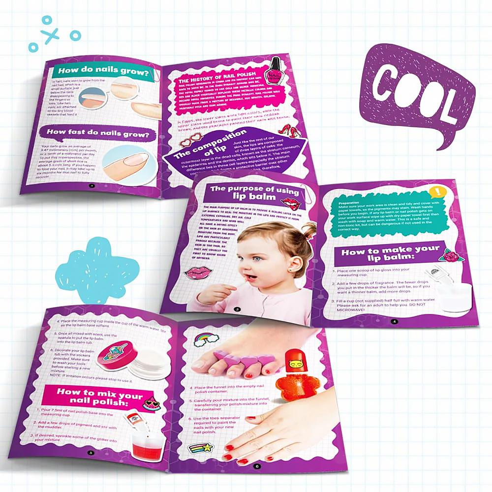 Nail Polish and Lip Balm Making Kit for Girls by The Magic Toy Shop - UKBuyZone