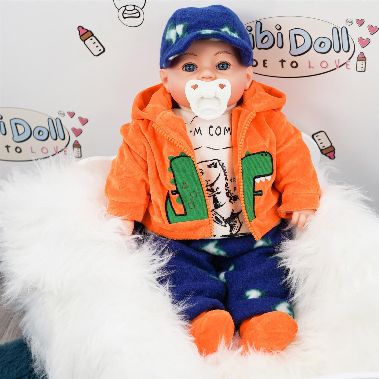 BiBi Baby Doll "#3 Dinoboy" (45 cm / 18") by BiBi Doll - UKBuyZone
