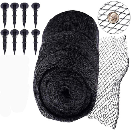 Black 3X4 m Pond Netting For Fish Protection by Geezy - UKBuyZone