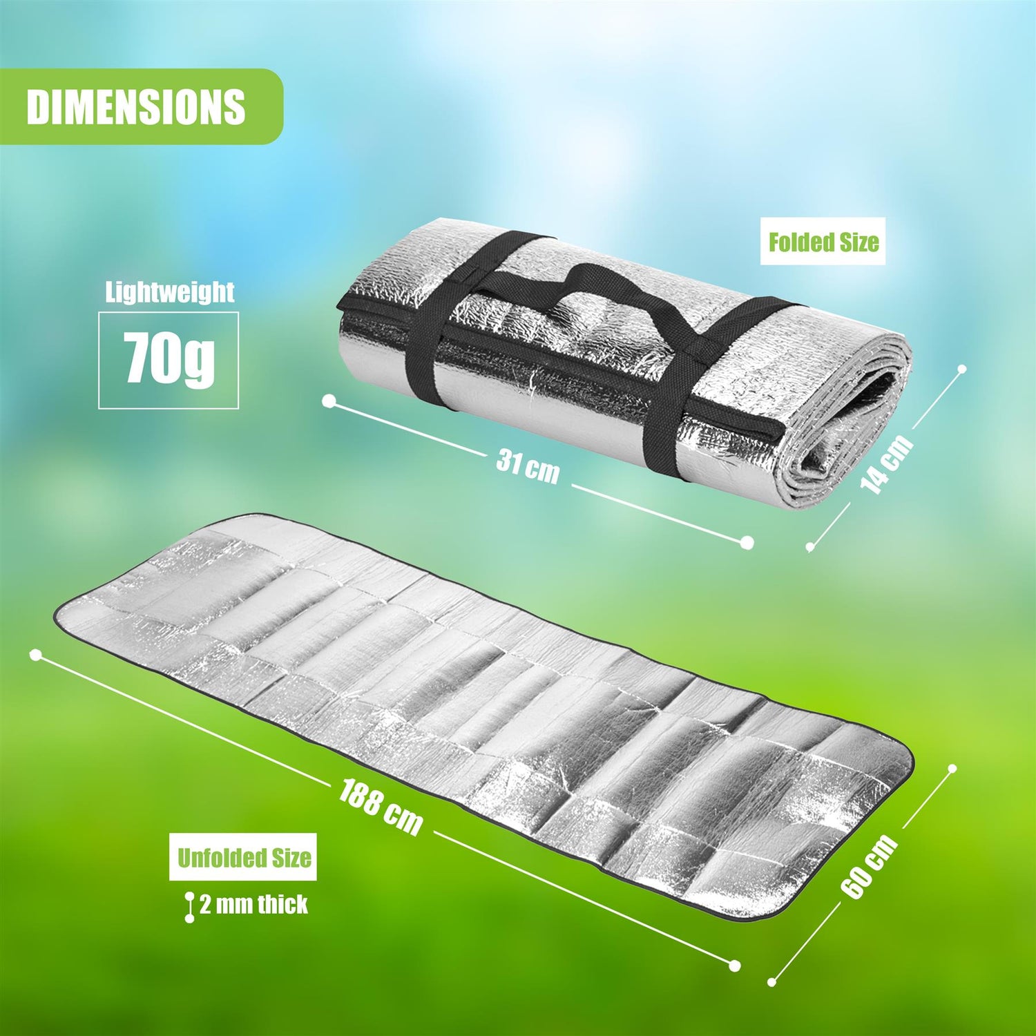 Camping Mat by GEEZY - UKBuyZone