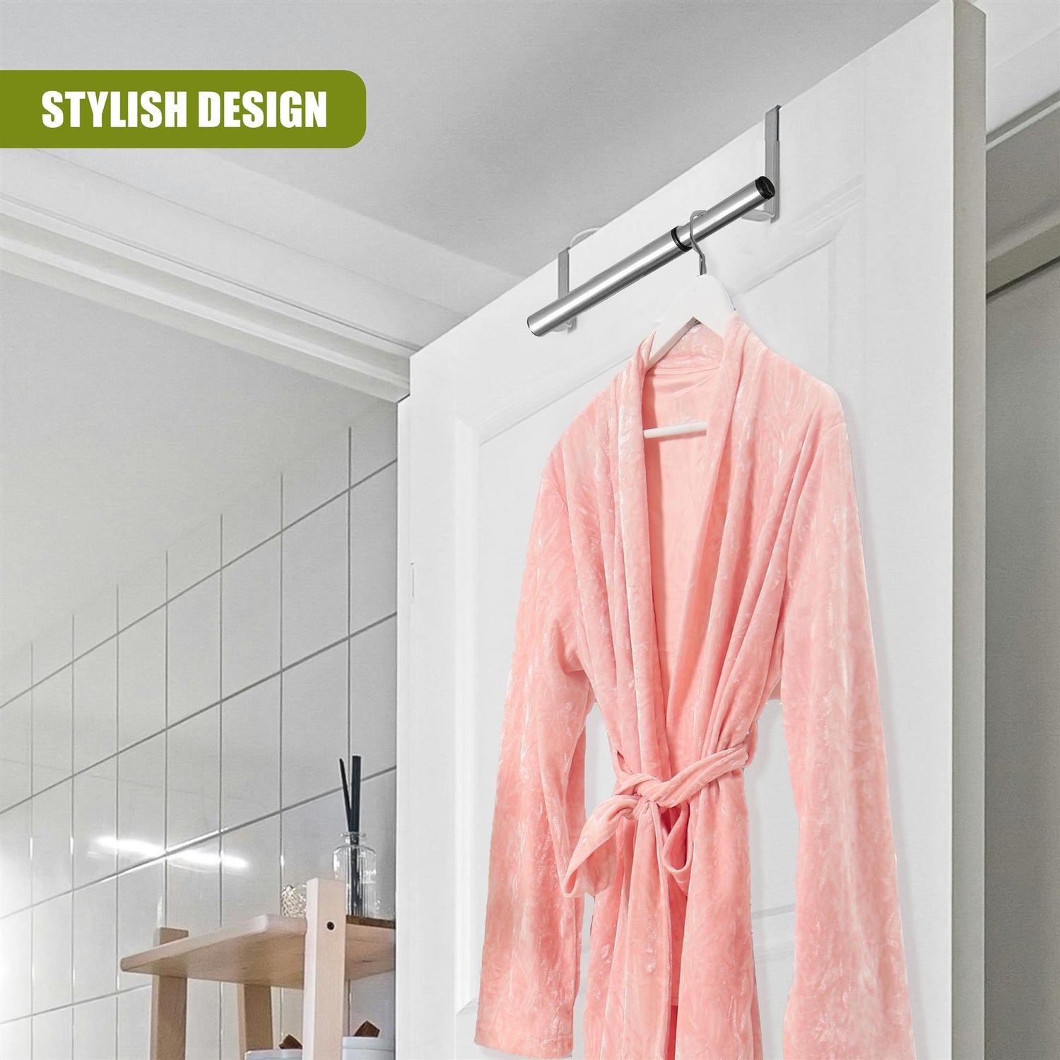 Extendable Over Door Tea Towel Rail by GEEZY - UKBuyZone