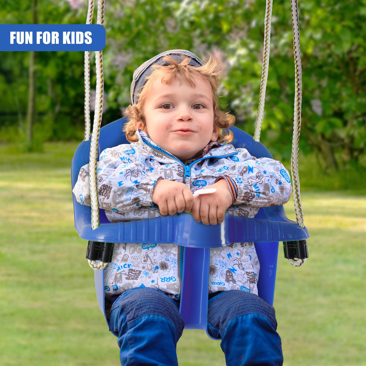 Blue Children's Safety Swing Seat by MTS - UKBuyZone