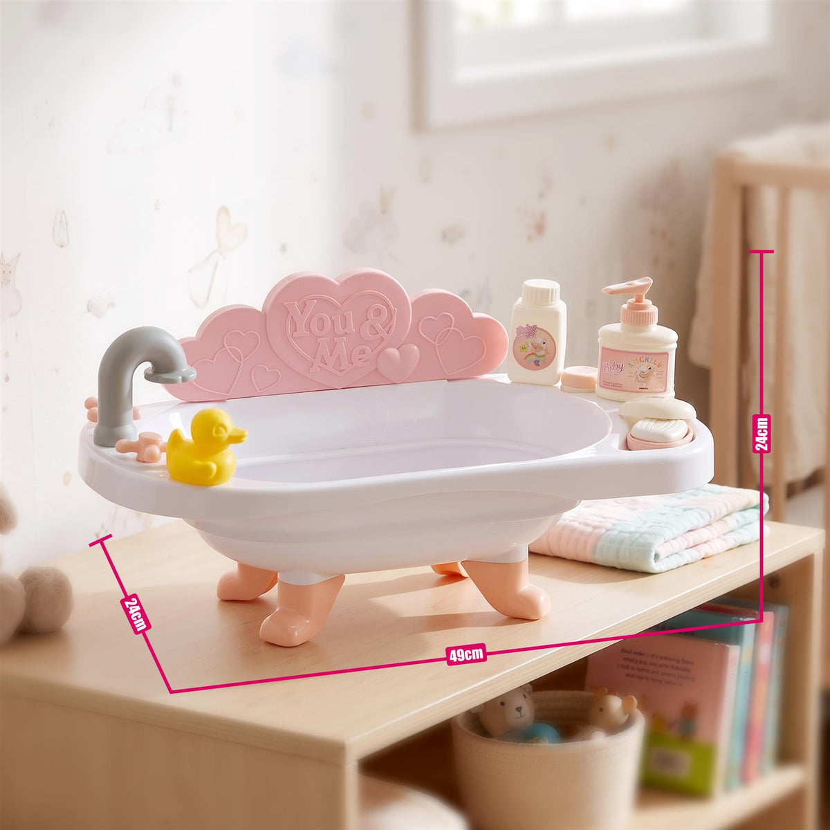Doll Bath set with Accessories