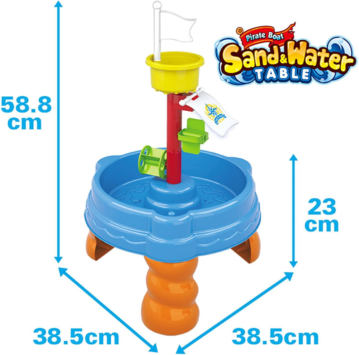 Round Sand and Water Table by The Magic Toy Shop - UKBuyZone