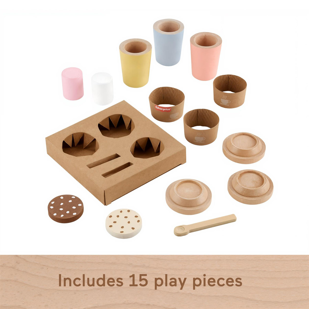 Fisher-Price Wooden Coffee To Go Set