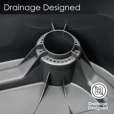 Black Raised Garden Bed Planter With Lid and Legs by Geezy - UKBuyZone