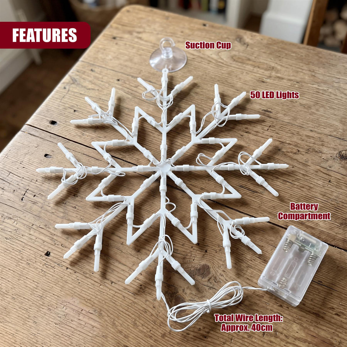 Christmas Snowflake Lights
