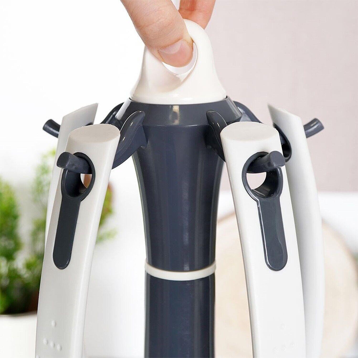 6 Pcs Cooking Utensils Set With Rotating Stand by GEEZY - UKBuyZone