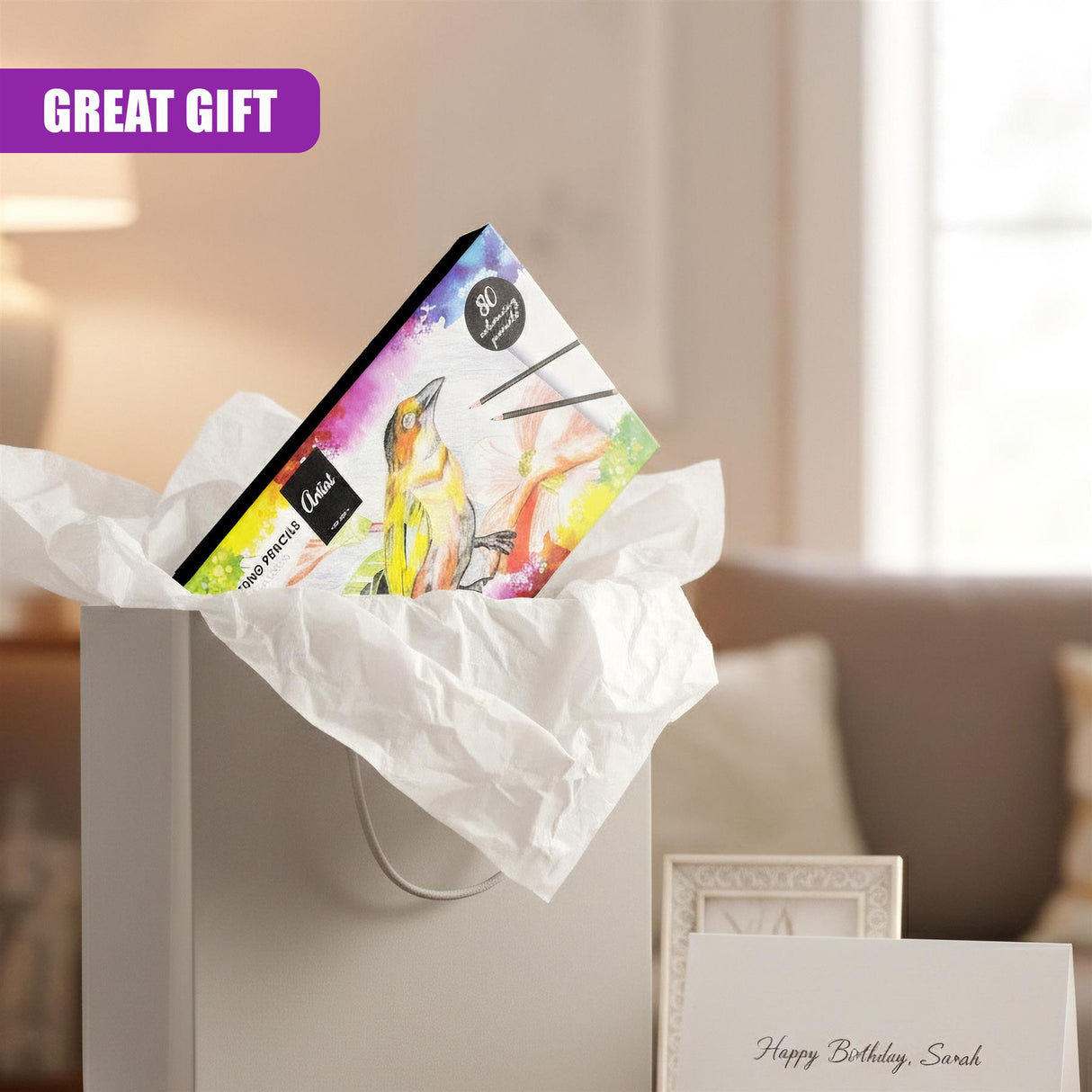 80 Colouring Pencils Set