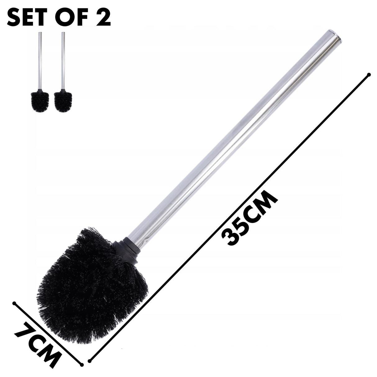 Set of 2 Toilet Brushes