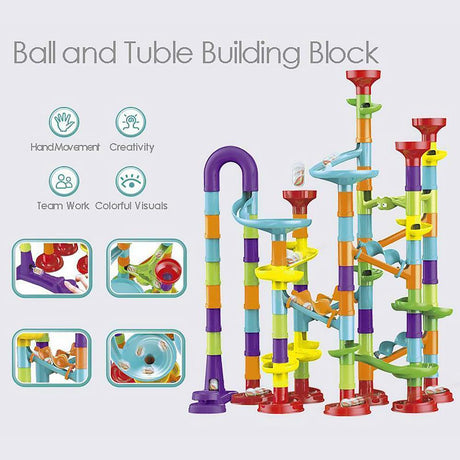 197 Pieces Marble Run Game by The Magic Toy Shop - UKBuyZone