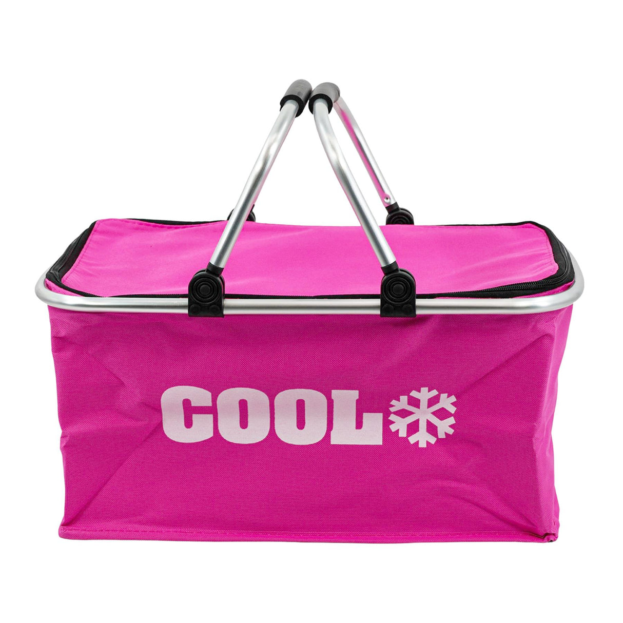 Pink Cooler Basket Bag by Geezy - UKBuyZone