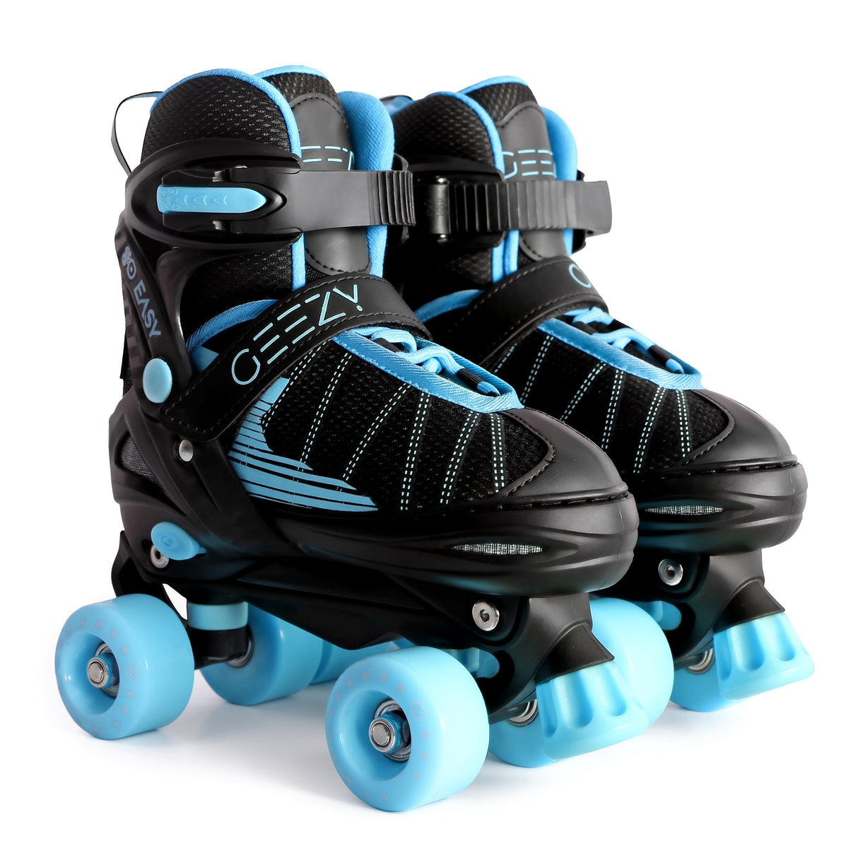 Blue Kids Adjustable Roller Skates