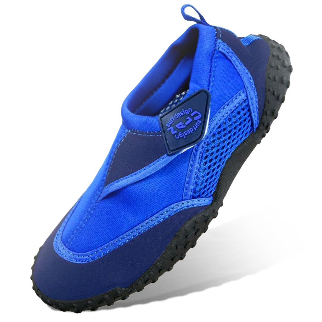 Blue Neoprene Aqua Shoes by GEEZY - UKBuyZone