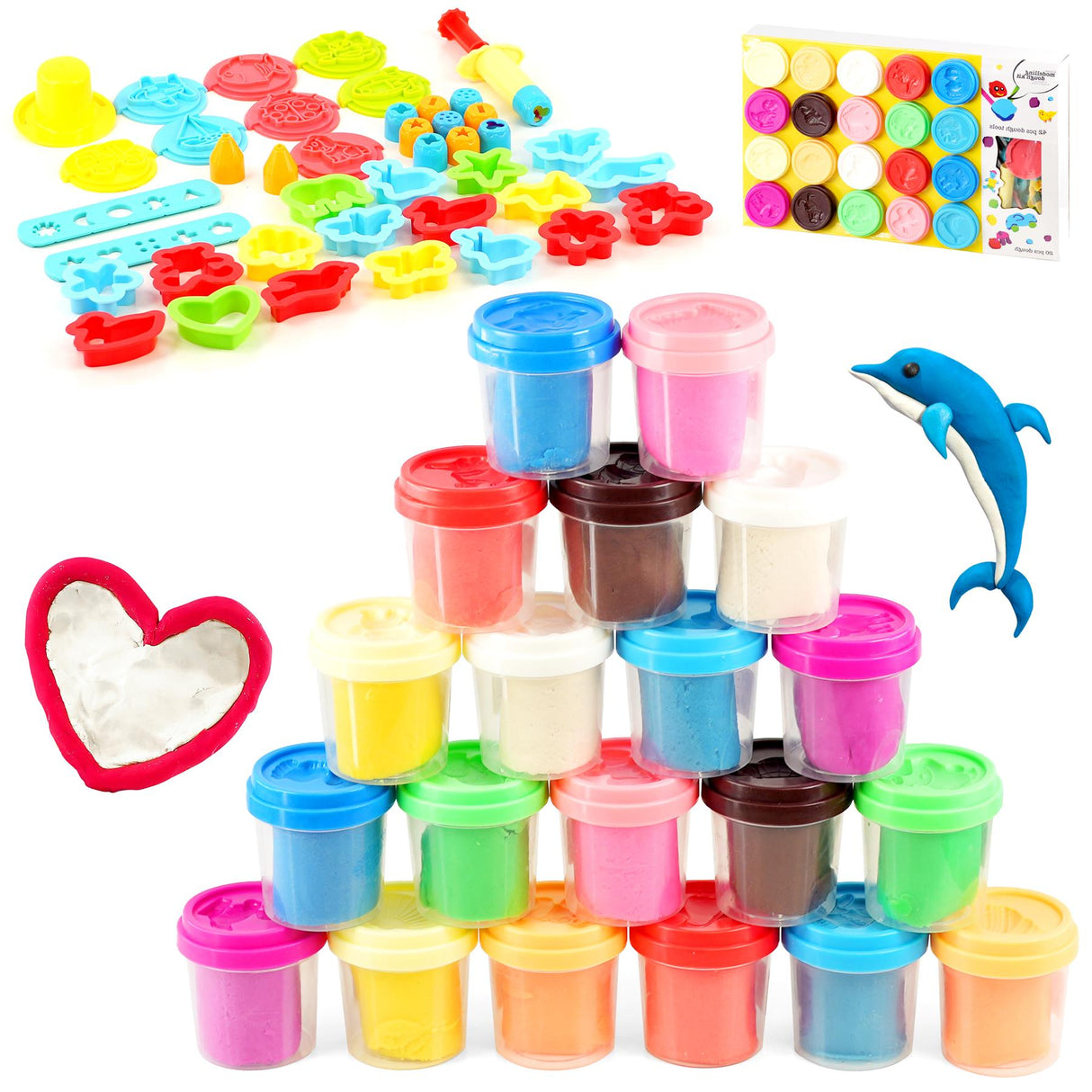 62-Piece Kids Dough Kit