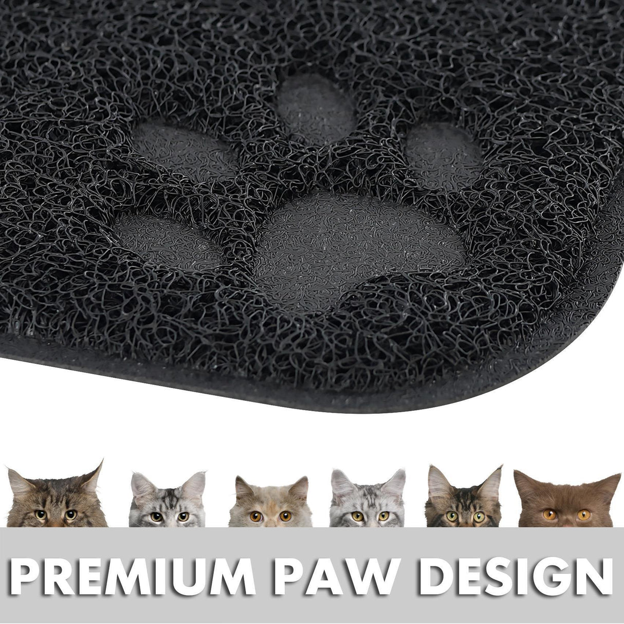 Rubber Cat Litter Mat by GEEZY - UKBuyZone