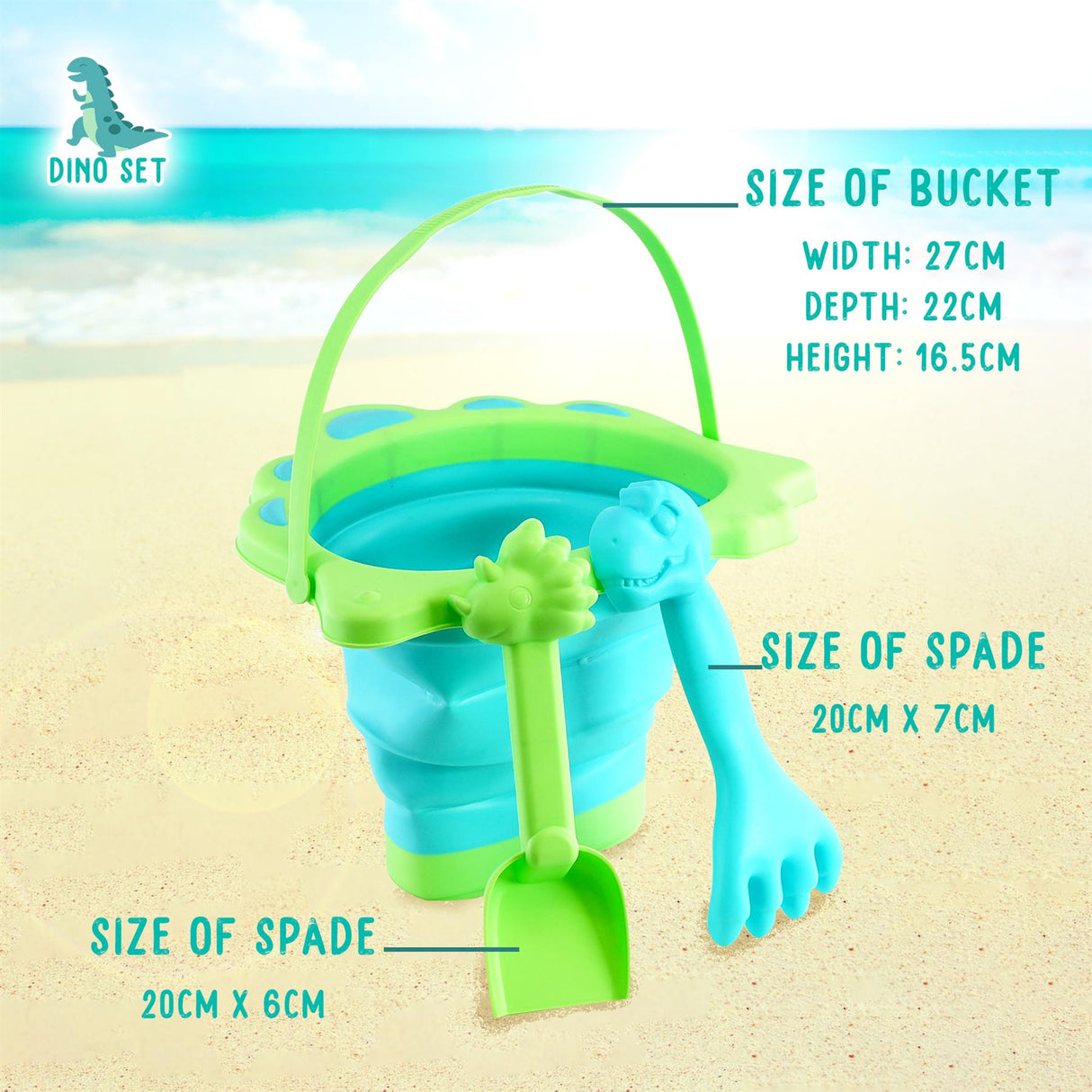 Animal Beach Bucket Set by The Magic Toy Shop - UKBuyZone
