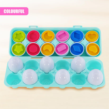 12 Shape Sorter Eggs by The Magic Toy Shop - UKBuyZone