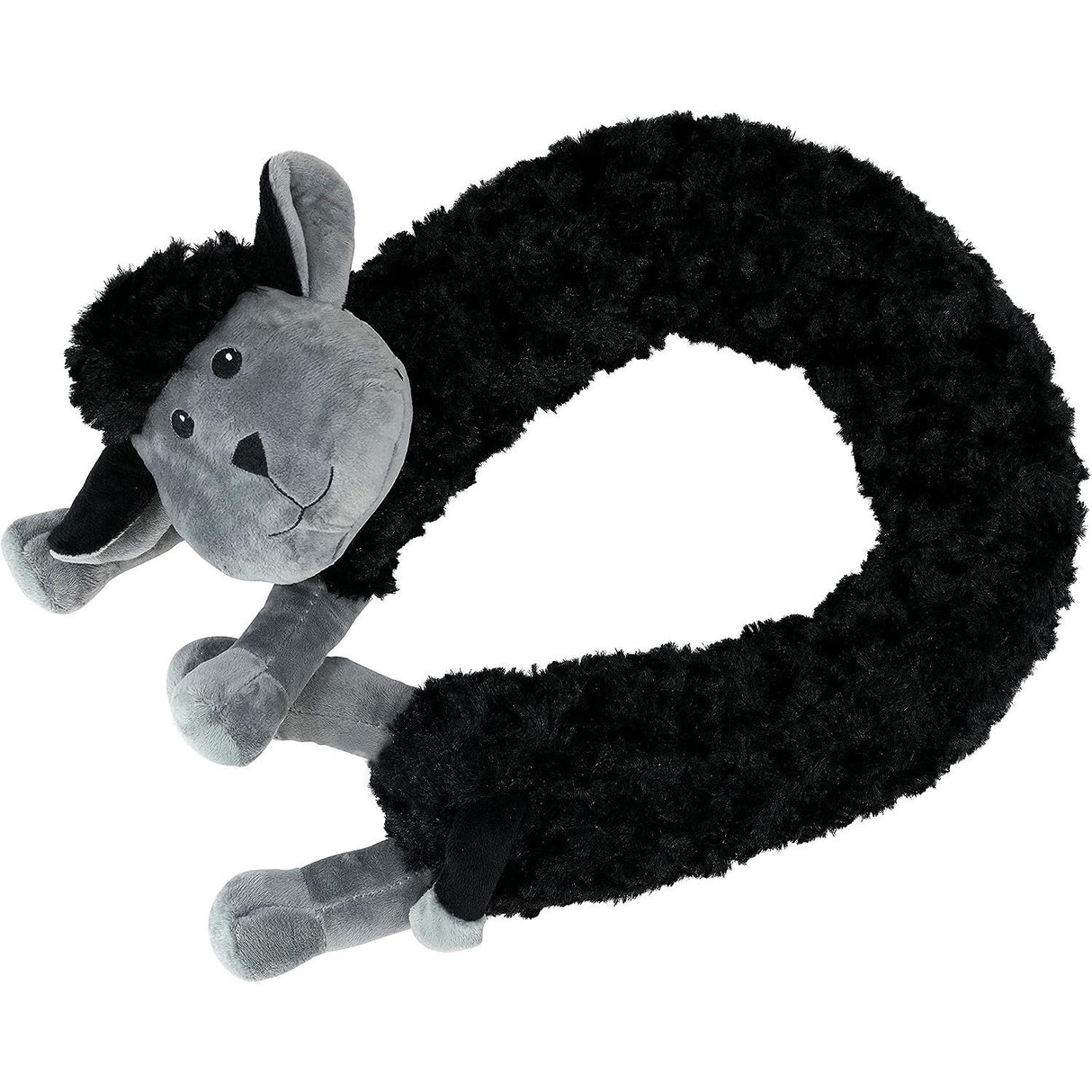 Novelty Black Sheep Draught Excluder for Doors by The Magic Toy Shop - UKBuyZone