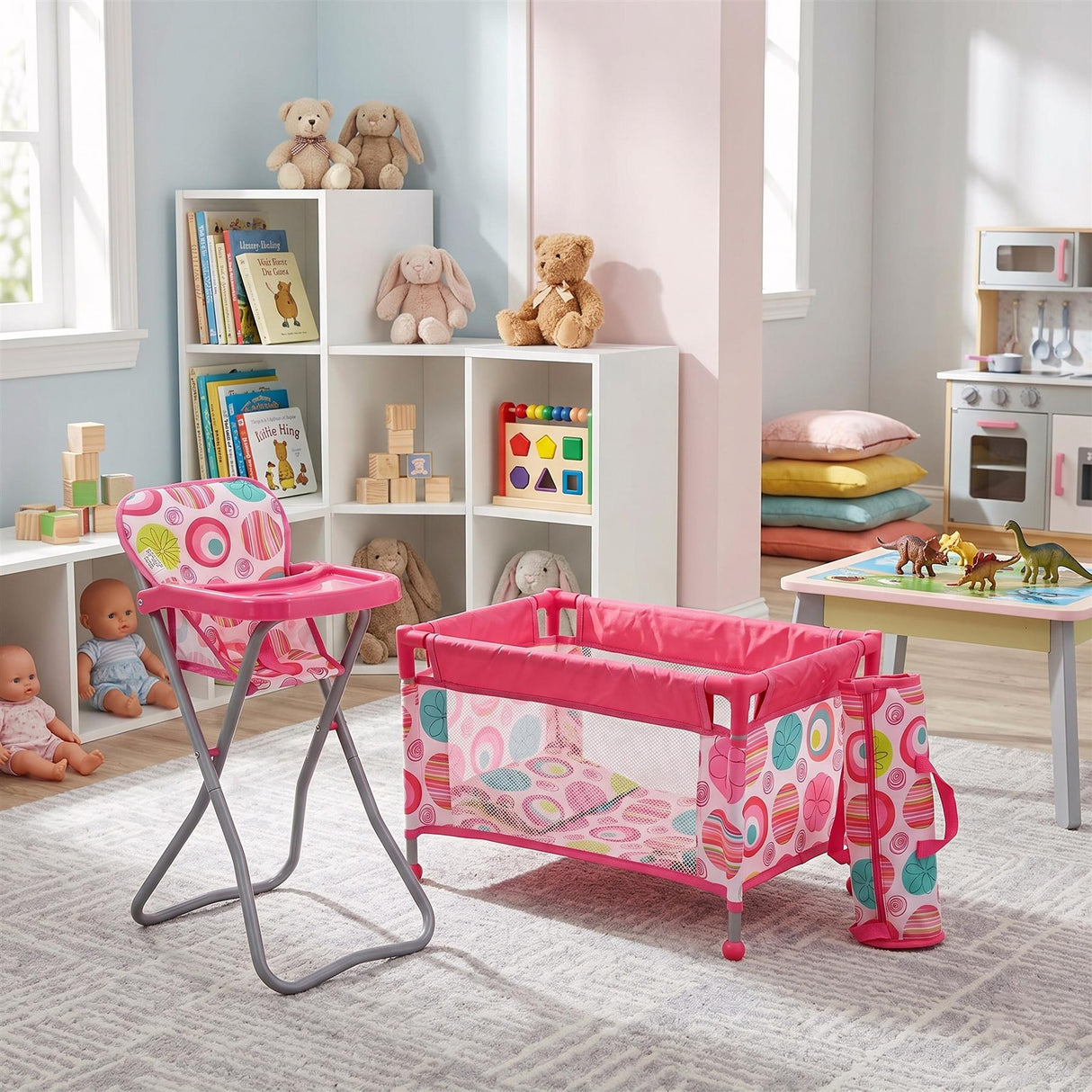 BiBi Travel High Chair and Cot Set with Carry Bag