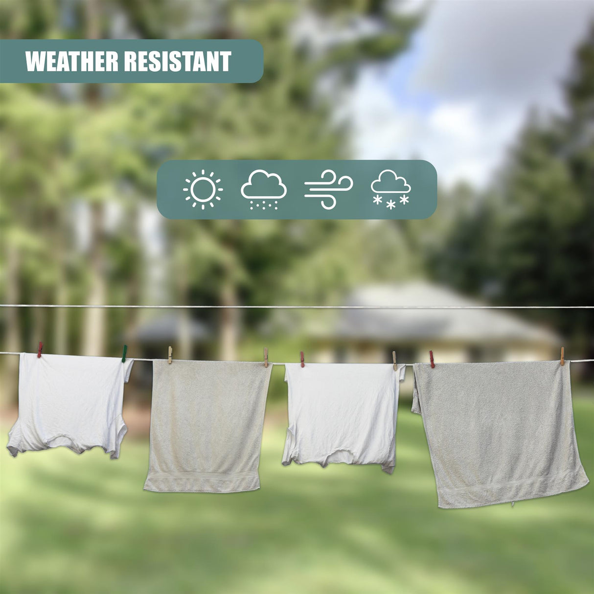 Clothes Line 15m by GEEZY - UKBuyZone