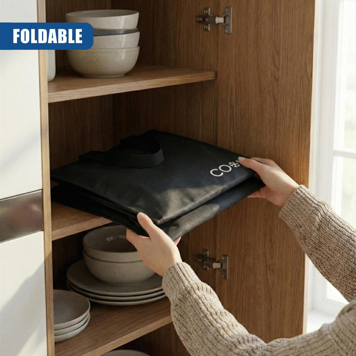 Insulated Grocery Shopping Bag 20L