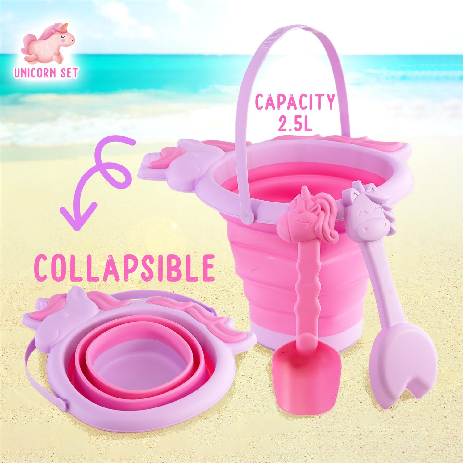 Animal Beach Bucket Set by The Magic Toy Shop - UKBuyZone