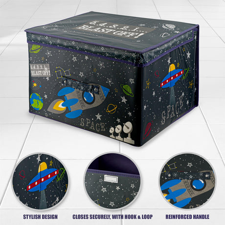 Blast Off Large Storage Box by The Magic Toy Shop - UKBuyZone