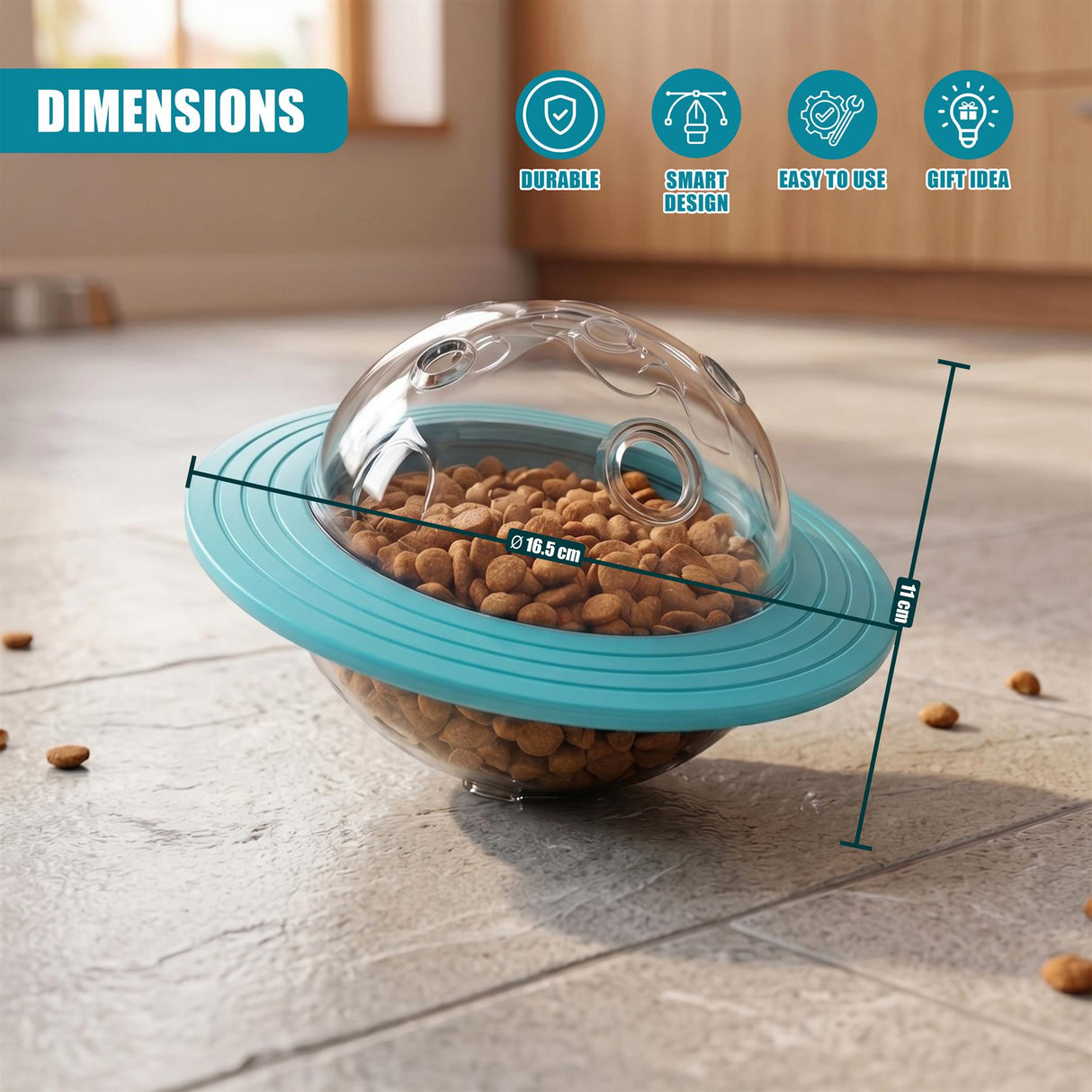Pet Treat Dispenser Ball Toy