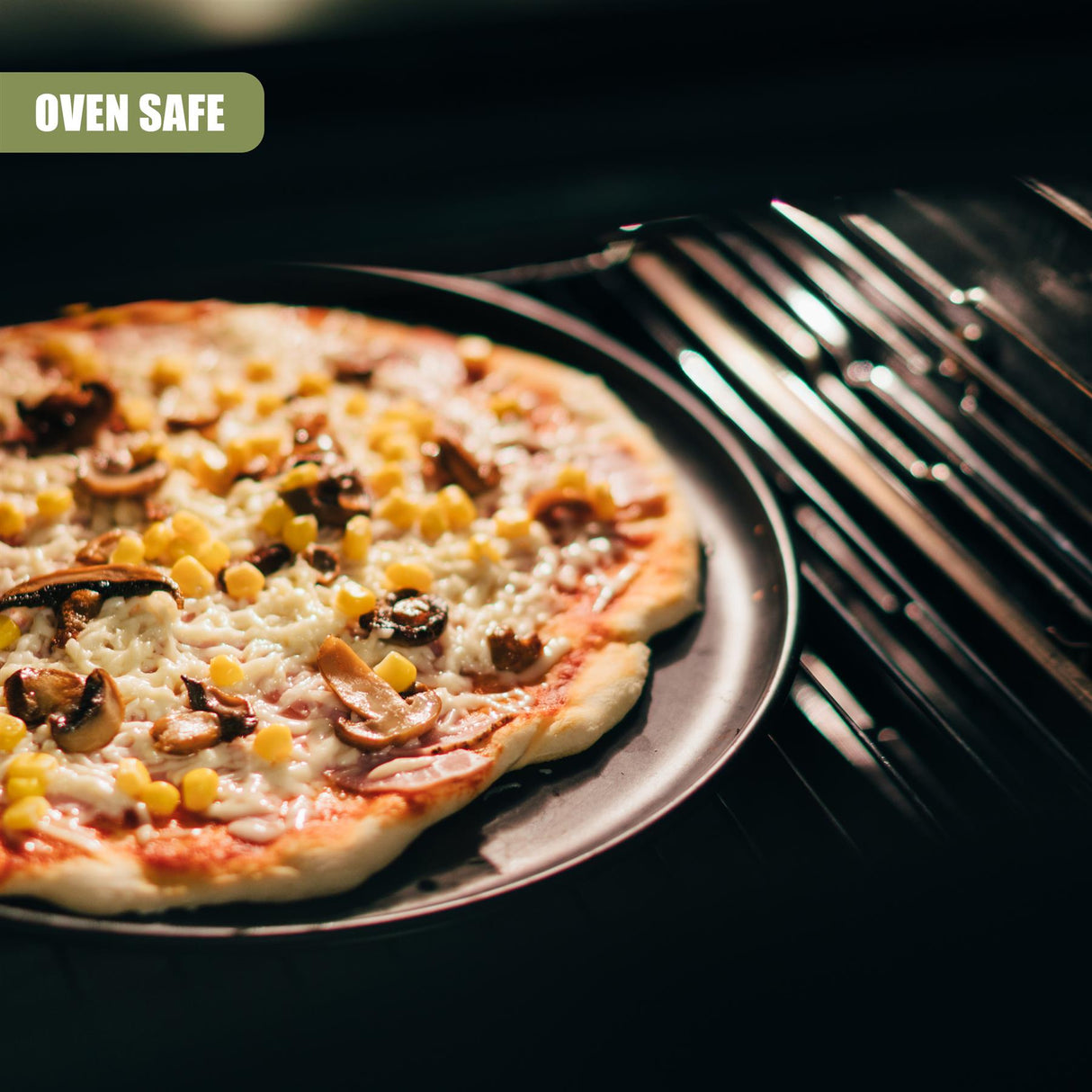 Non-Stick Pizza Baking Tray by Geezy - UKBuyZone