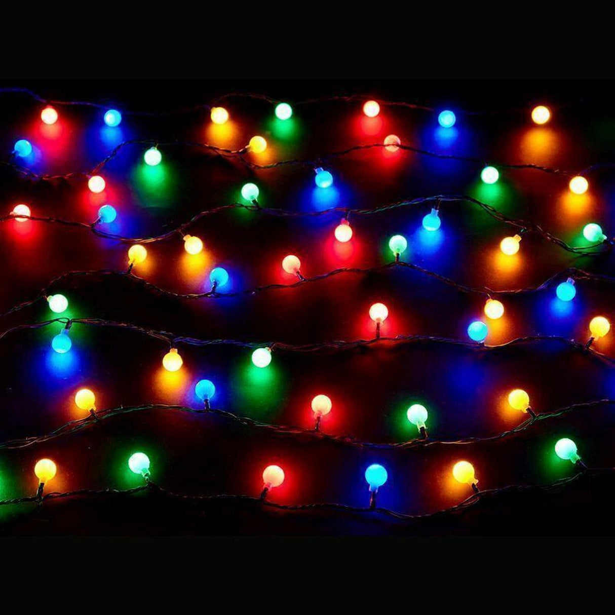 200 Berry Christmas LED Lights Multicolour