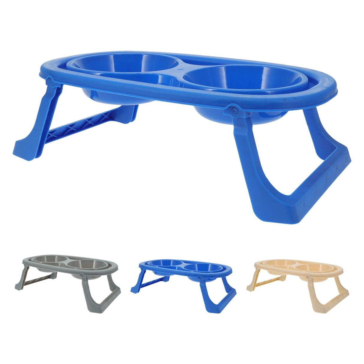 Elevated Double Pet Bowls by GEEZY - UKBuyZone