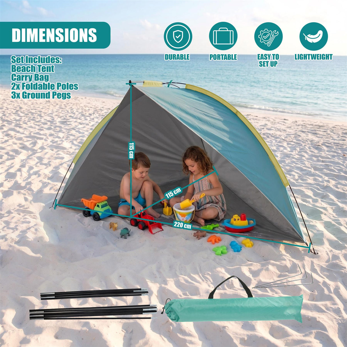 Pop Up Beach Tent
