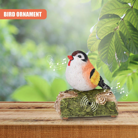 Motion Activated Singing Bird Ornament by GEEZY - UKBuyZone