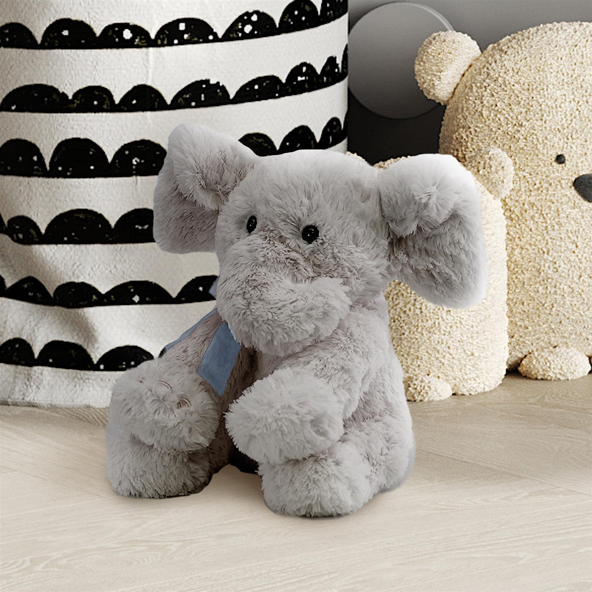 Grey Plush Elephant Soft Toys