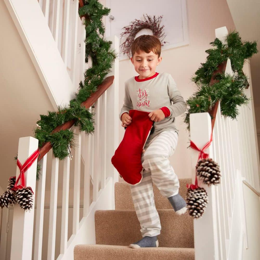 Christmas Garland Decoration 2.7m (9ft) by GEEZY - UKBuyZone