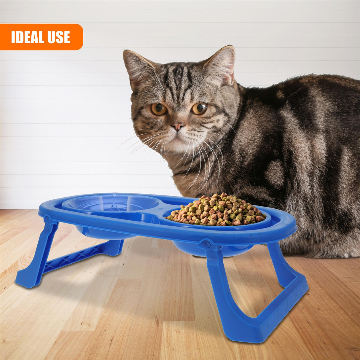 Elevated Double Pet Bowls by GEEZY - UKBuyZone