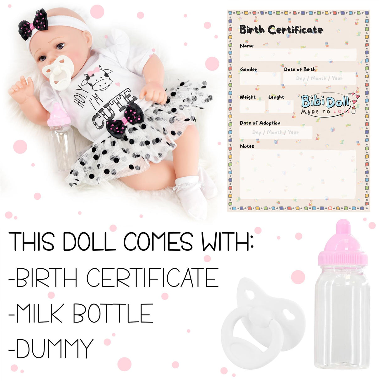 BiBi Reborn Doll Awake Girl "Jasmine" (43 cm / 17") by BiBi Doll - UKBuyZone