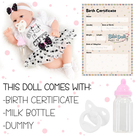 BiBi Reborn Doll Awake Girl "Jasmine" (43 cm / 17") by BiBi Doll - UKBuyZone