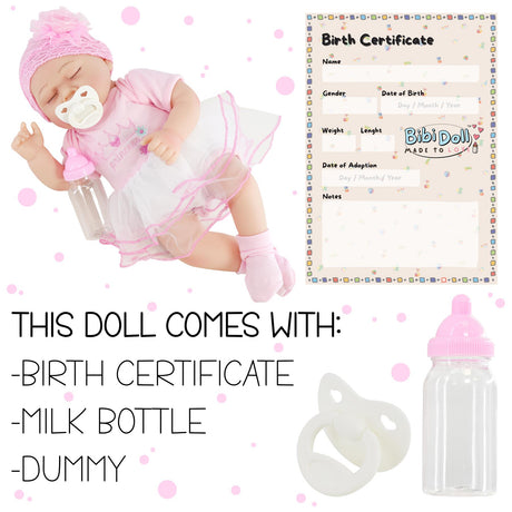 BiBi Doll Reborn Girl "Cherry" (43 cm / 17") by BiBi Doll - UKBuyZone